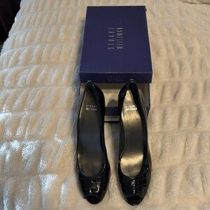 Stuart Weitzman black patent heels size 10N